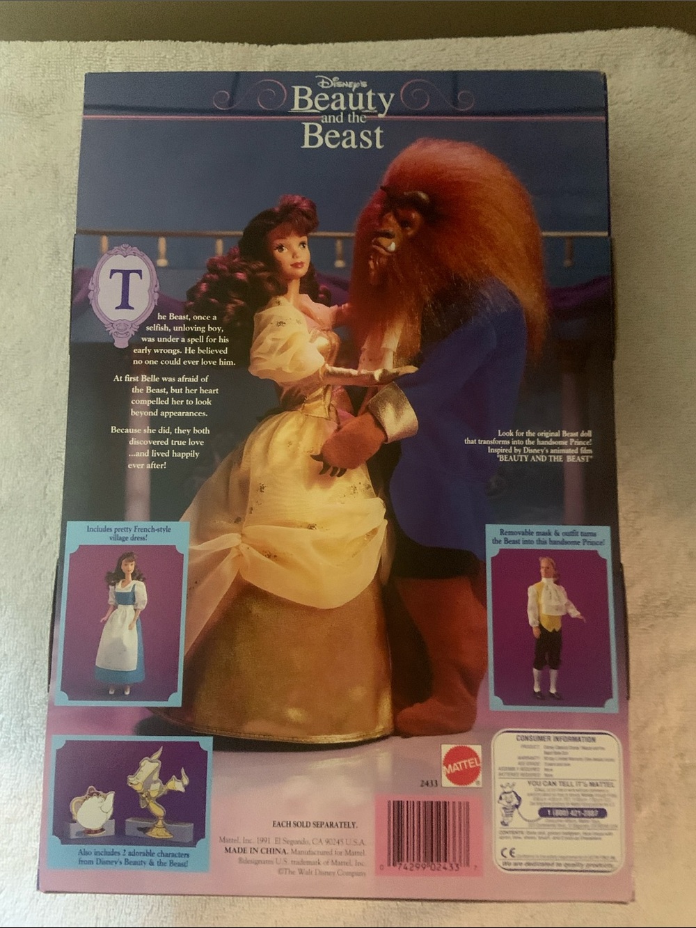 1991 Mattel Disney Classics Belle doll - Picture 2 of 4
